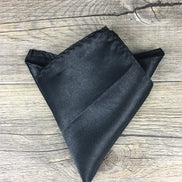 Pocket Square - Black - Suit Lab