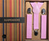 Boys' Suspenders/Bracers - Pink