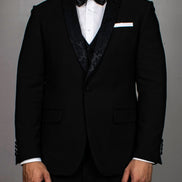 Men's Paisley Black Tuxedo Jacket