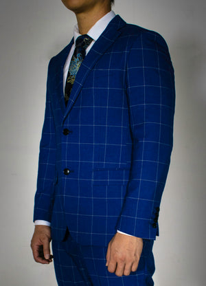 Men's Kingston Blue Suit Jacket