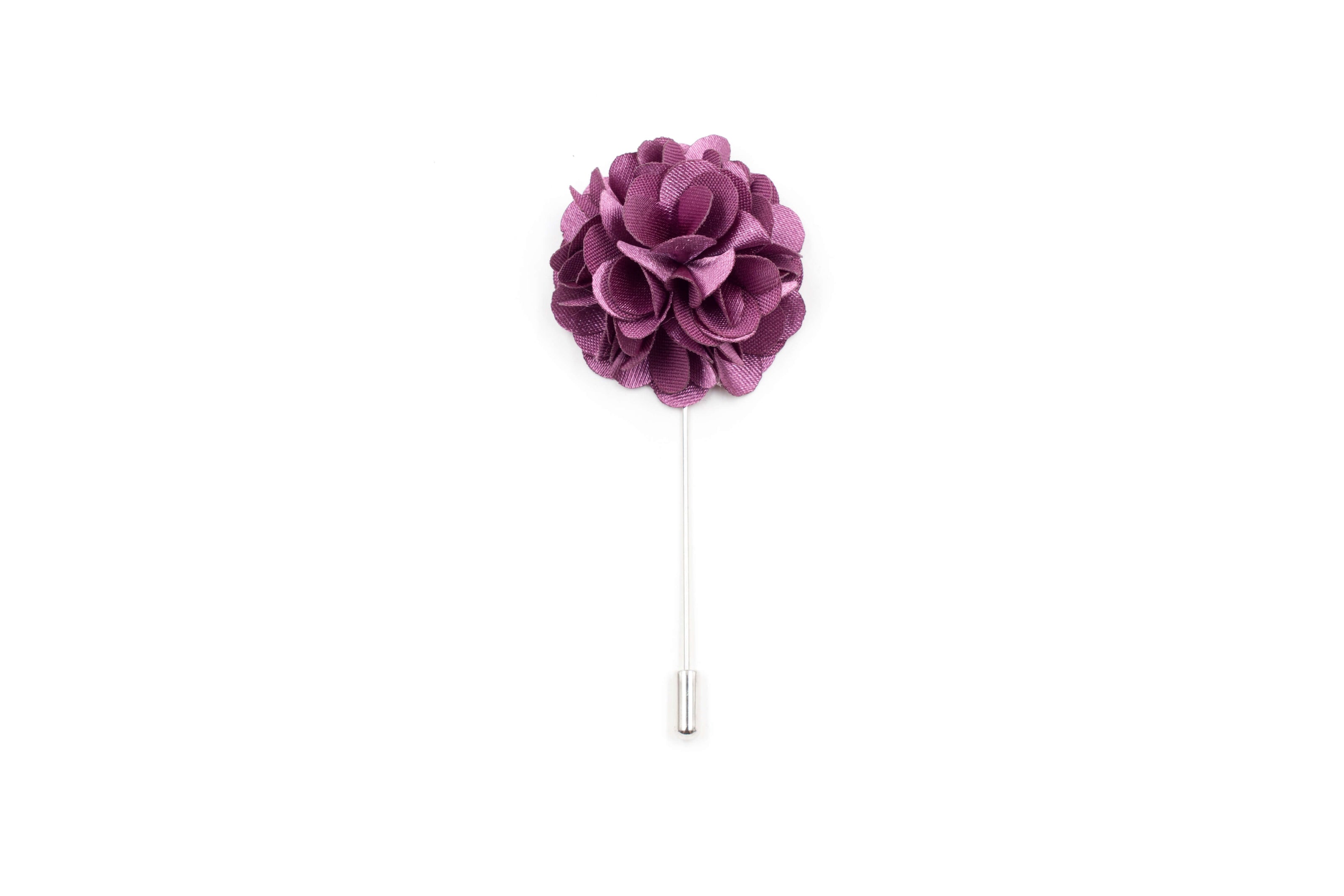 Chrysanthemum Lapel Pin - Mauve Purple