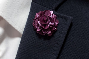 Mauve Purple Lapel