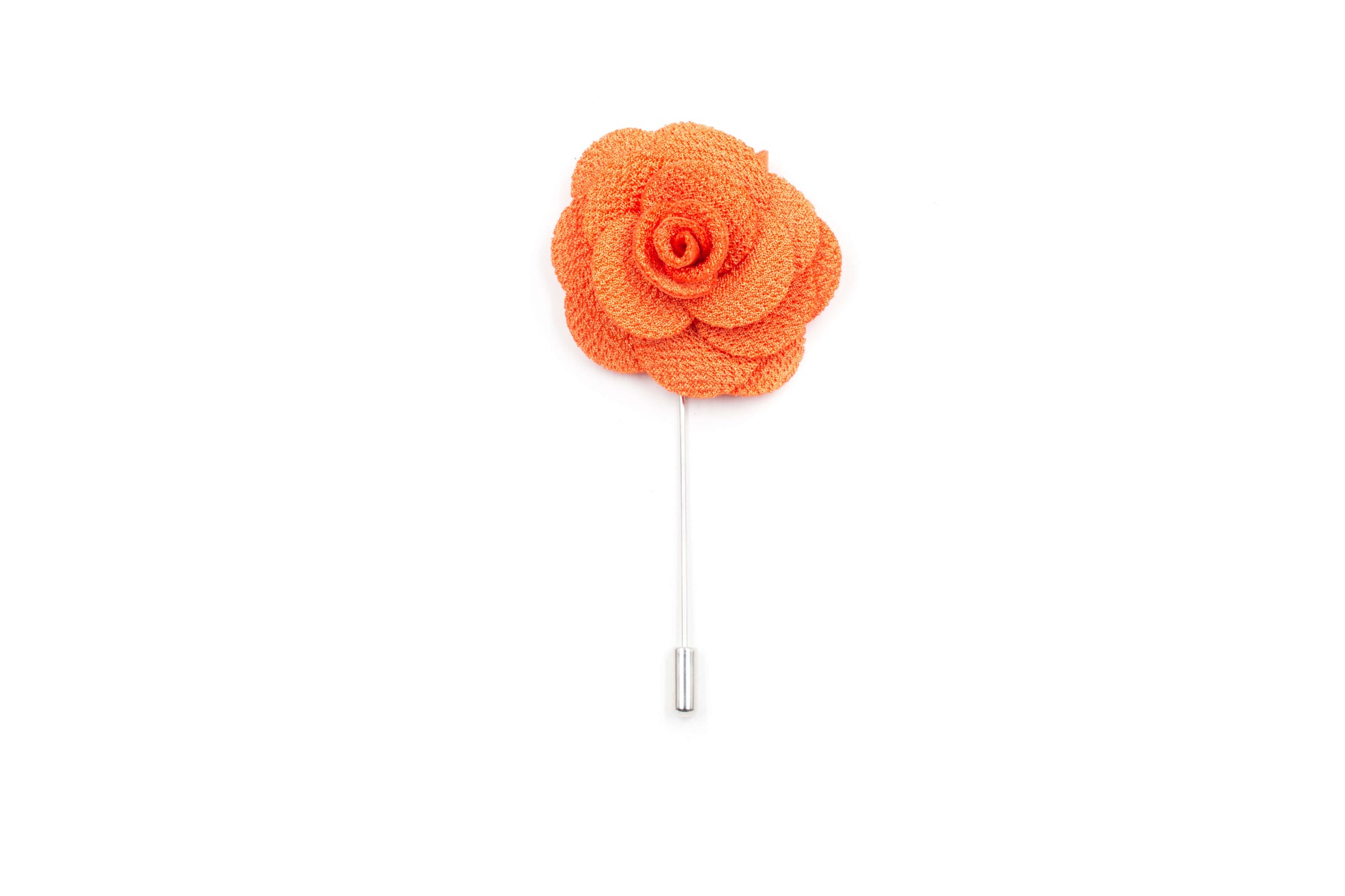 Orange Flower Lapel