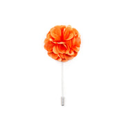 Chrysanthemum Lapel Pin - Orange