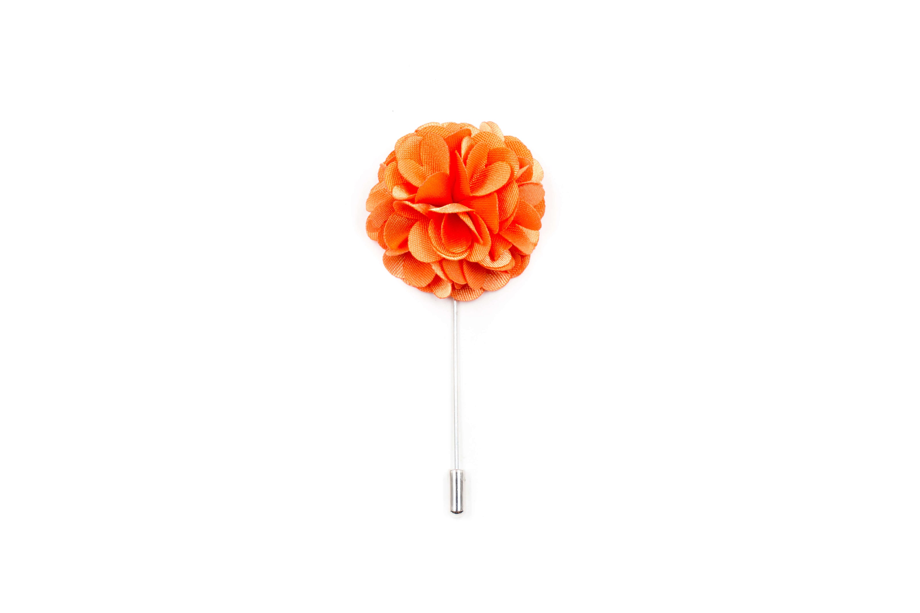 Chrysanthemum Lapel Pin - Orange