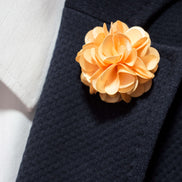 Chrysanthemum Lapel Pin - Race Day Yellow