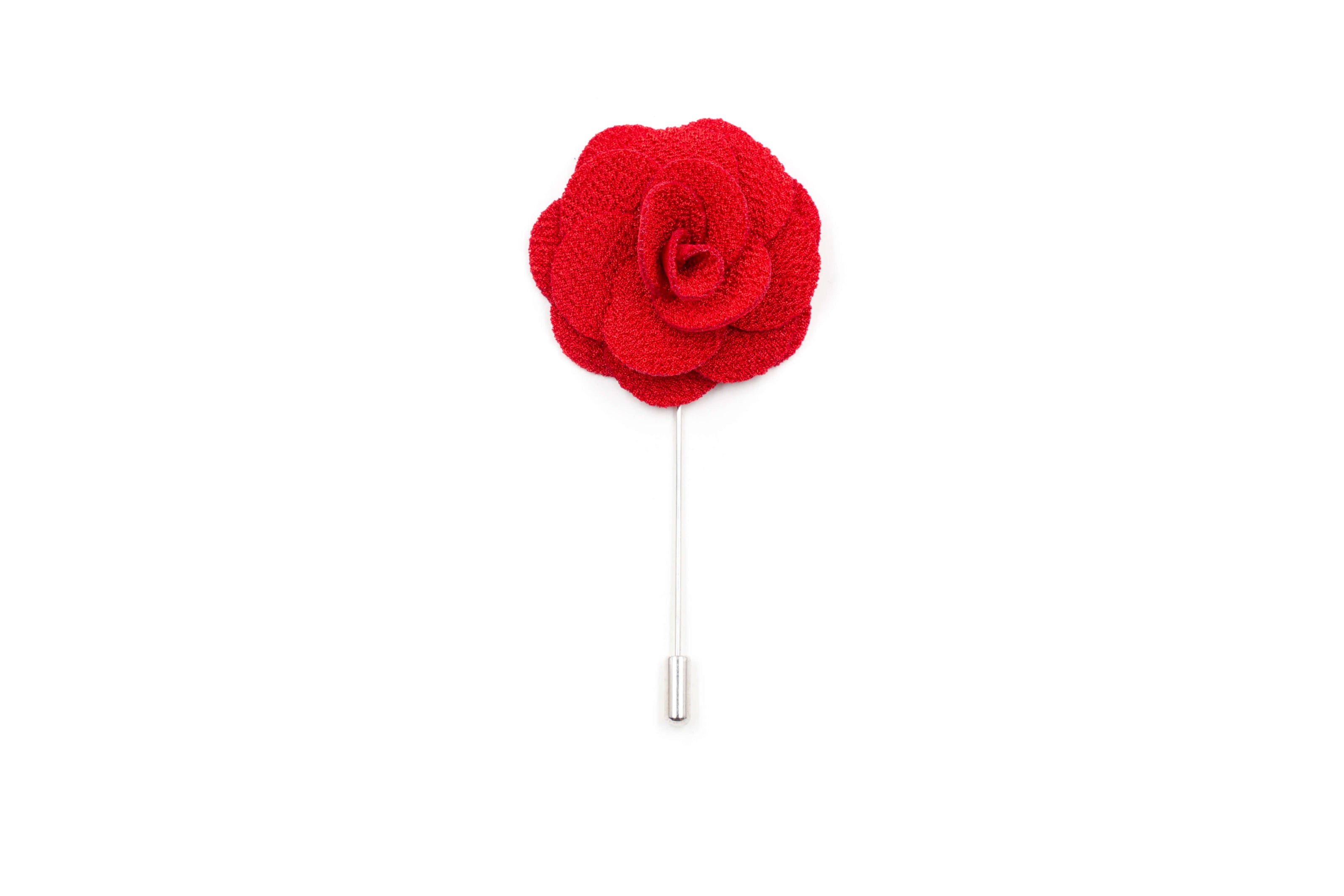Petal Lapel Pin - Red