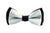 Boys Bow Tie - Silver on Black